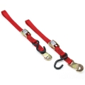 Ancra Original Red Snapper Tie Downs With Snap Hooks